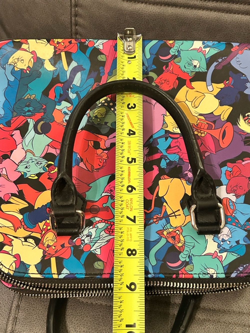Loungefly Multicolor Disney Aristocats Satchel with Black Trim - Picture 16 of 16